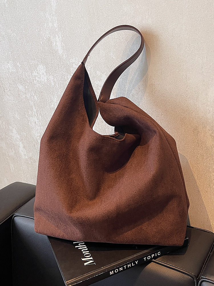 Large Capacity Shoulder Underarm Bag Casual All-match Commuter Tote Bag