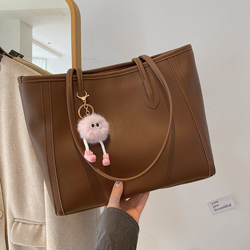 Textured Shoulder Tote Bag for Women