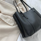 Soft Leather Large Capacity Tote Bag