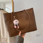 Textured Shoulder Tote Bag for Women