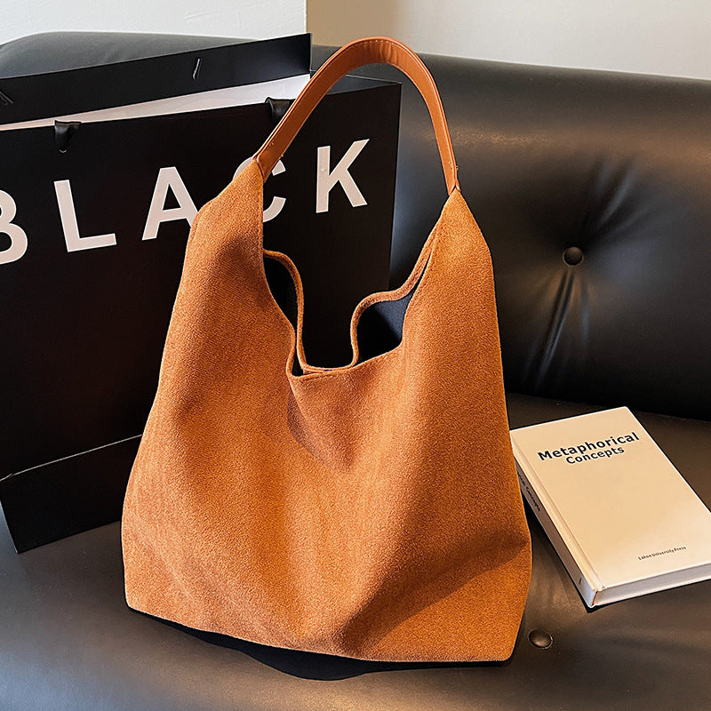Large Capacity Shoulder Underarm Bag Casual All-match Commuter Tote Bag