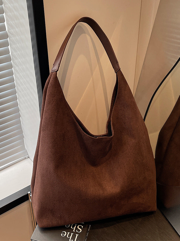 Large Capacity Shoulder Underarm Bag Casual All-match Commuter Tote Bag