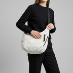 Bolso Mini de Nylon con Bandolera Media Luna para Gym y Diario