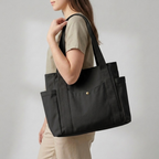 Bolso Shopper Tote de Lona Grande para Trabajo, Oficina y Diario
