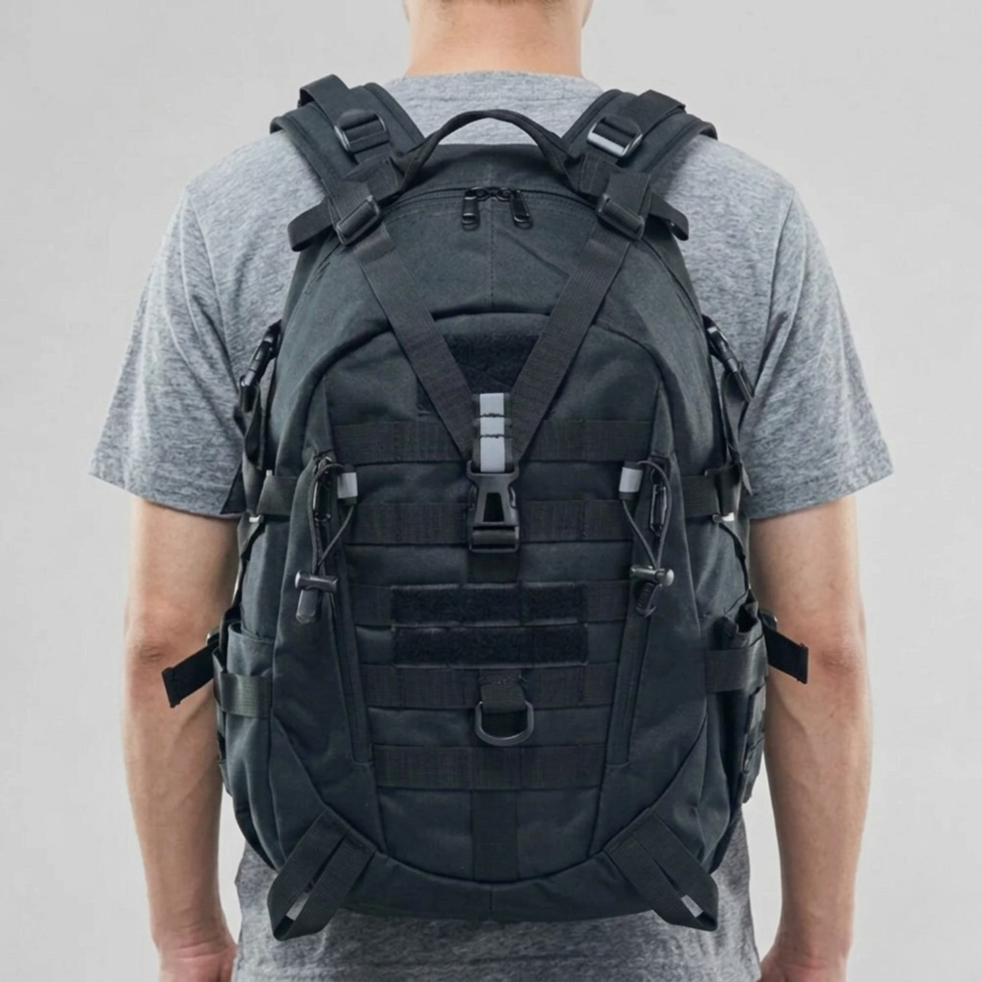 Mochila Táctica Militar Molle Impermeable de Senderismo y Airsoft