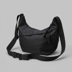 Bolso Mini de Nylon con Bandolera Media Luna para Gym y Diario