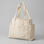 Bolso Shopper Tote de Lona Grande para Trabajo, Oficina y Diario