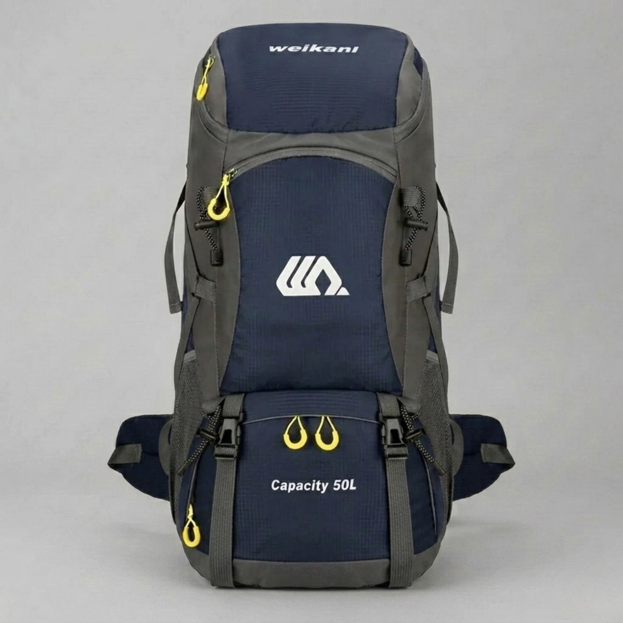 Mochila de Trekking 50L Impermeable de Montaña y Senderismo