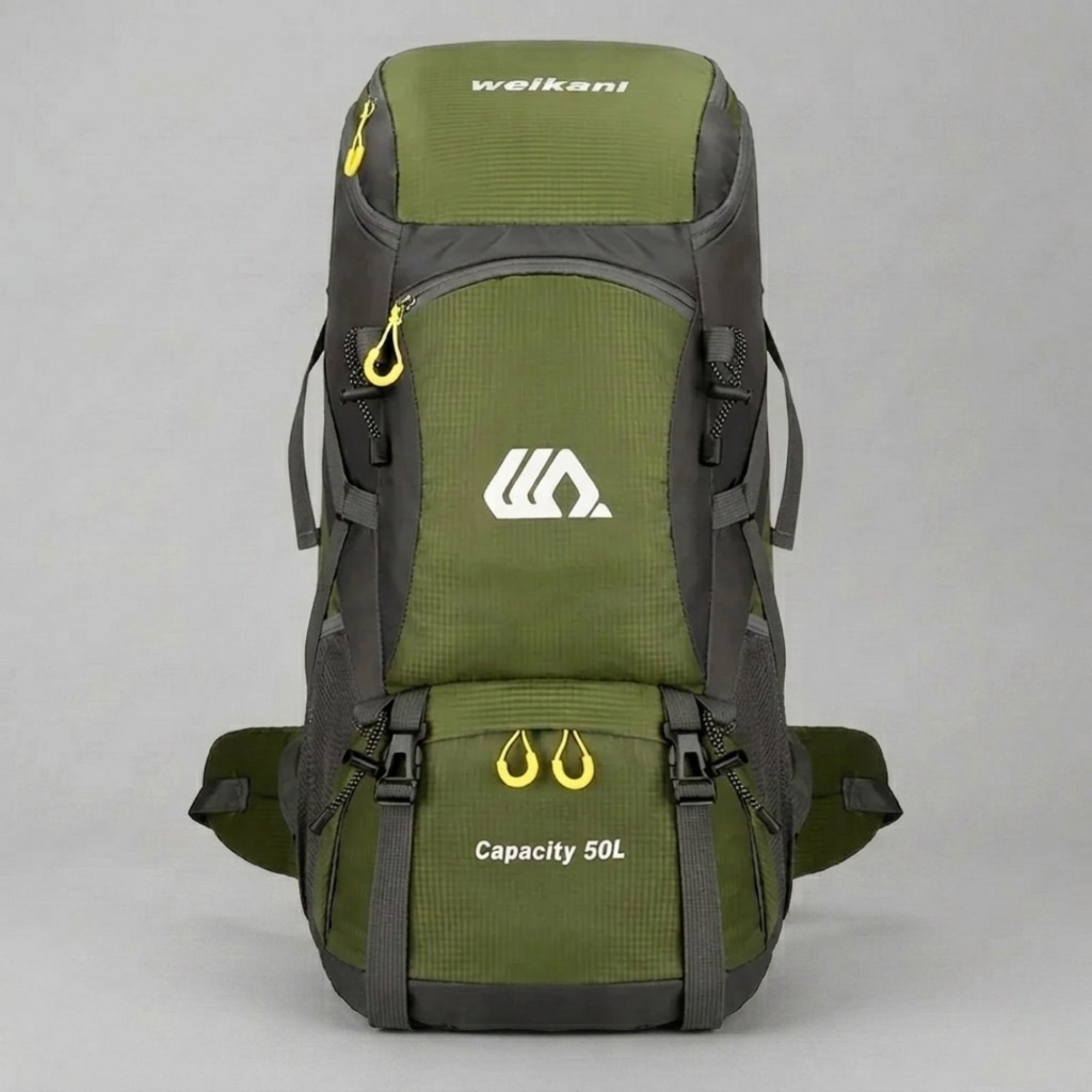 Mochila de Trekking 50L Impermeable de Montaña y Senderismo