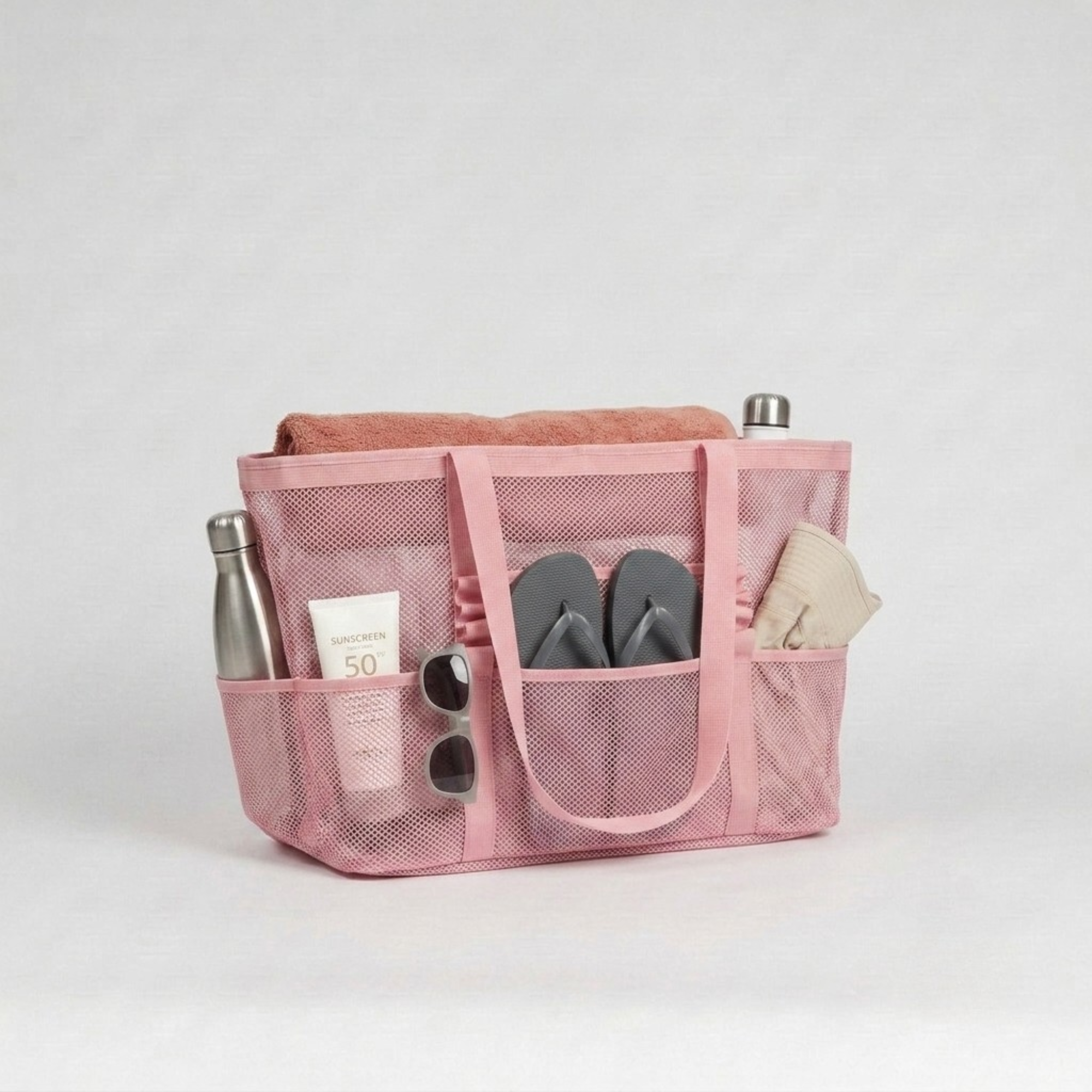 Bolsa de Playa de Malla Ligera Multiusos