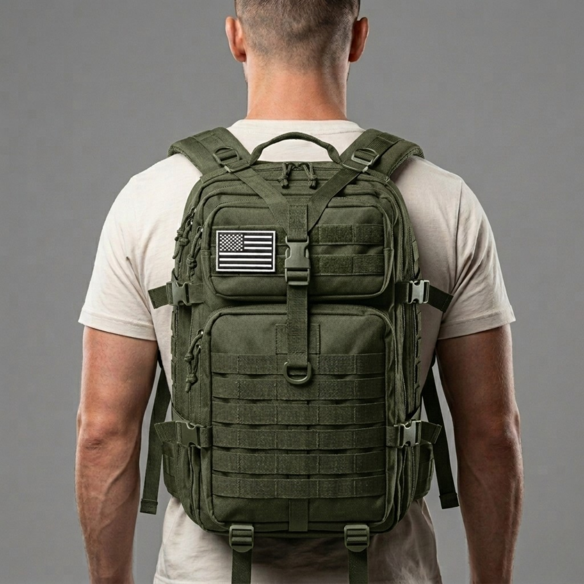 Mochila Táctica 45L Molle para Outdoor