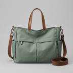 Bolso Tote de Nylon de Hombro con Bolsillos Gran Capacidad