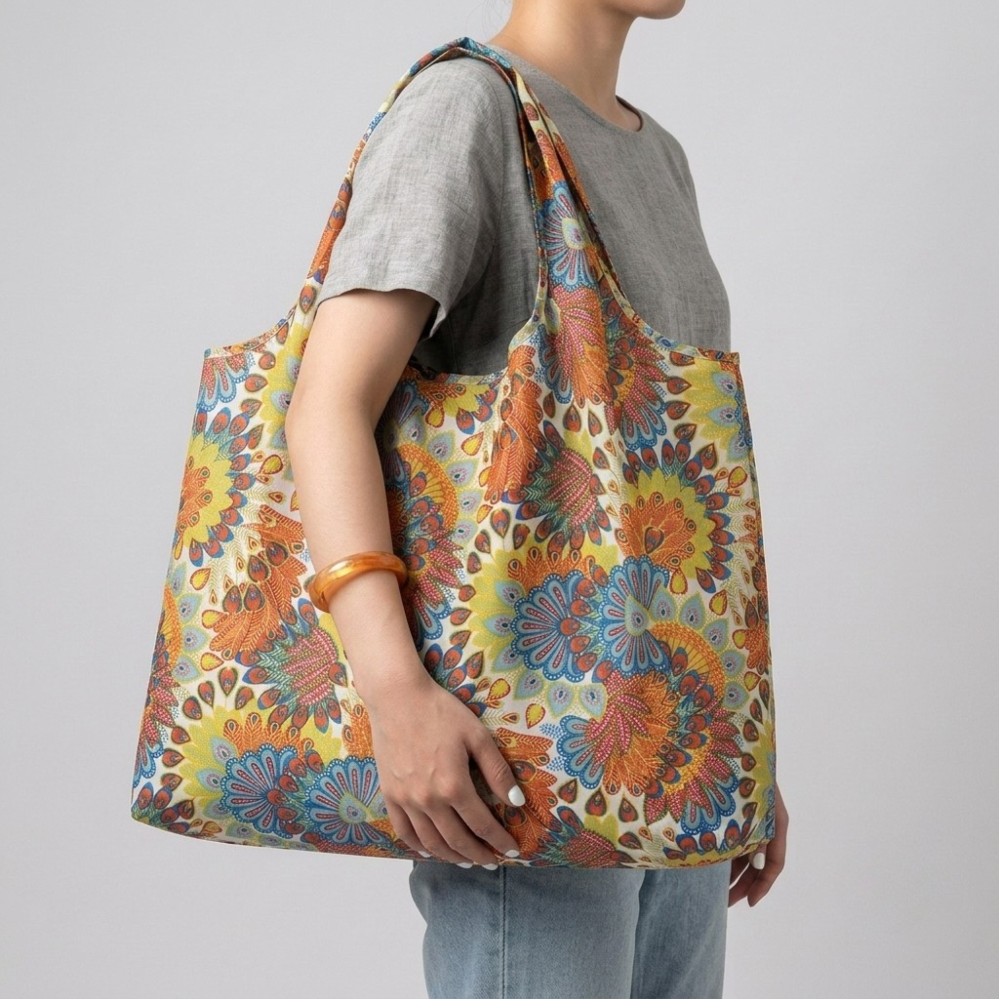 Bolsa de Compra Plegable y Reutilizable
