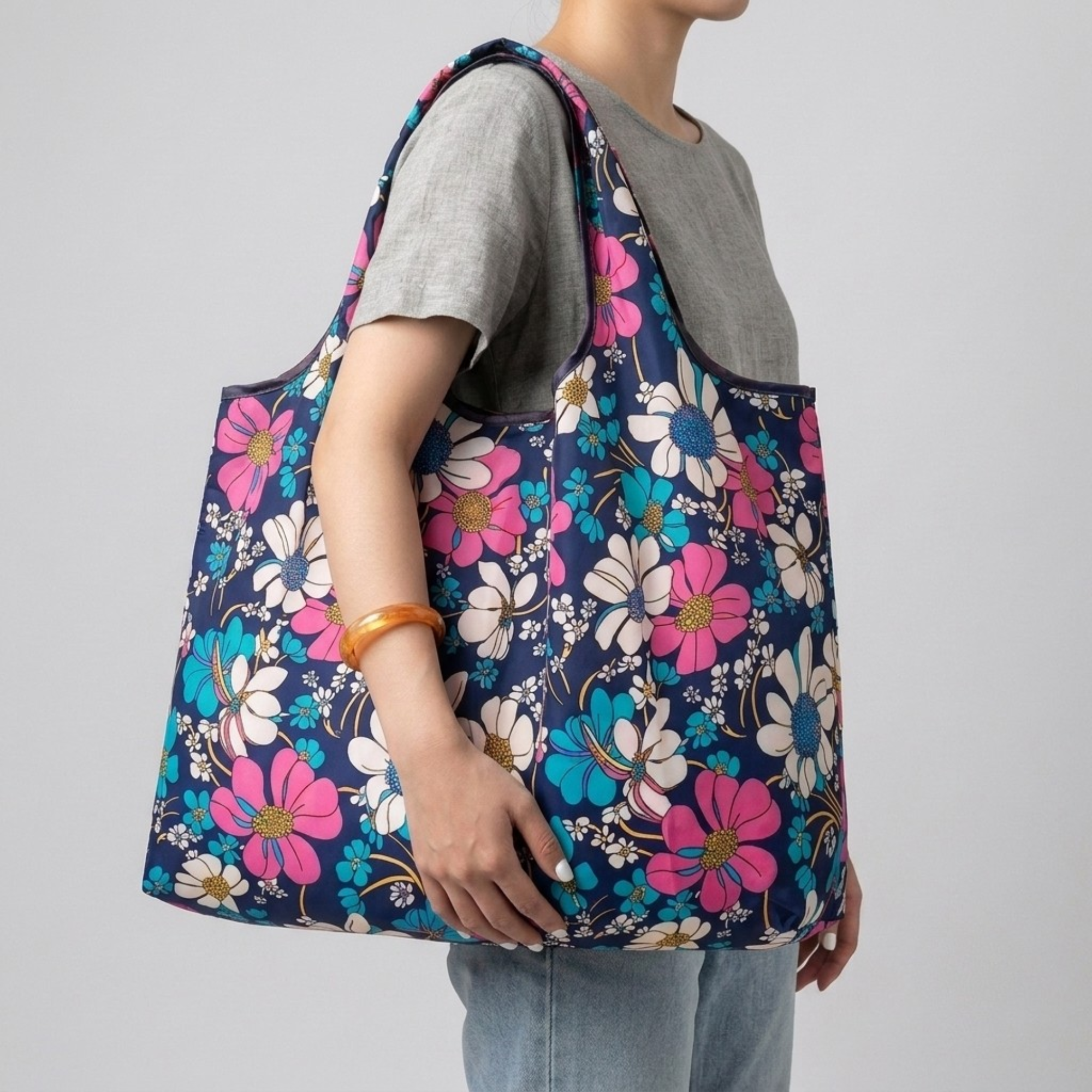 Bolsa de Compra Plegable y Reutilizable