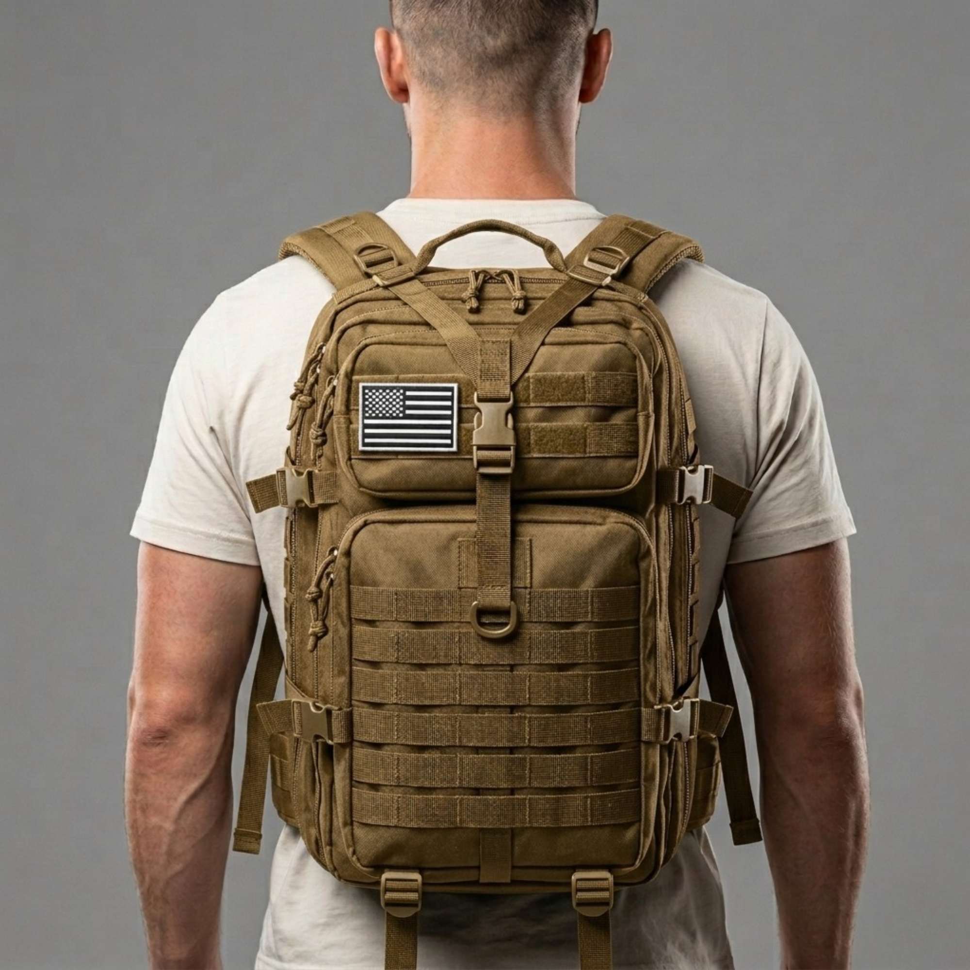 Mochila Táctica 45L Molle para Outdoor