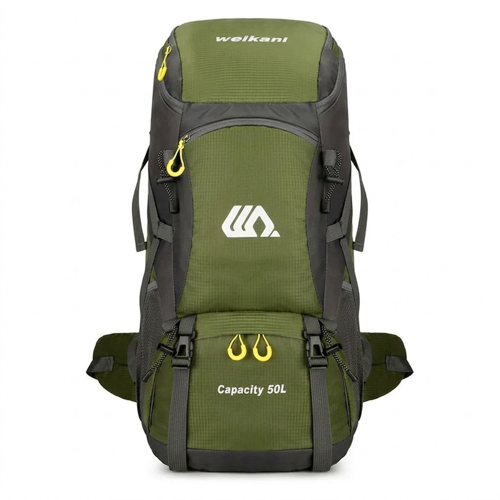 Mochila 50L Impermeable para Trekking