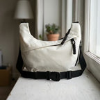 Bolso Mini de Nylon con Bandolera Media Luna para Gym y Diario