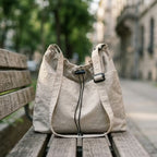 Bolso de Hombro Saco de Nylon Ligero Grande Minimalista Mujer