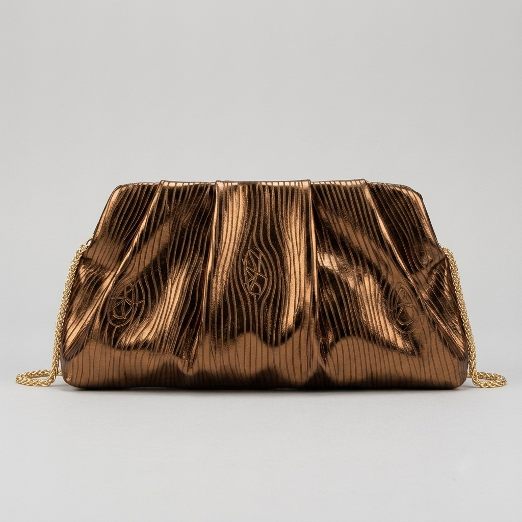 Bolso de Fiesta con Cadena Tipo Clutch de Noche para Boda y Fiesta