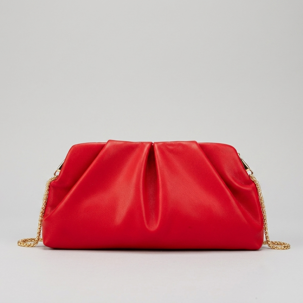 Bolso de Fiesta con Cadena Tipo Clutch de Noche para Boda y Fiesta