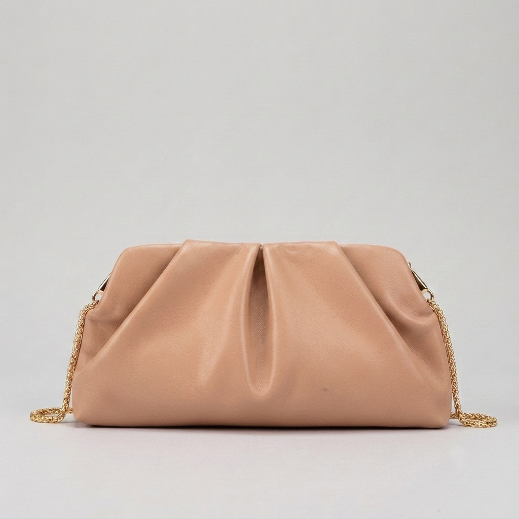 Bolso de Fiesta con Cadena Tipo Clutch de Noche para Boda y Fiesta