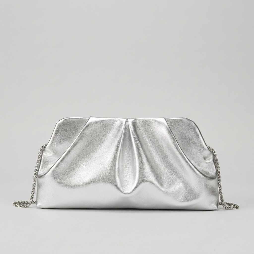 Bolso de Fiesta con Cadena Tipo Clutch de Noche para Boda y Fiesta