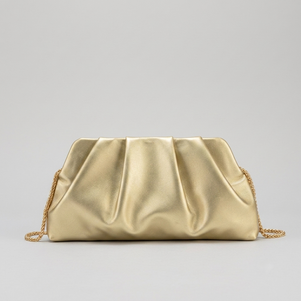 Bolso de Fiesta con Cadena Tipo Clutch de Noche para Boda y Fiesta