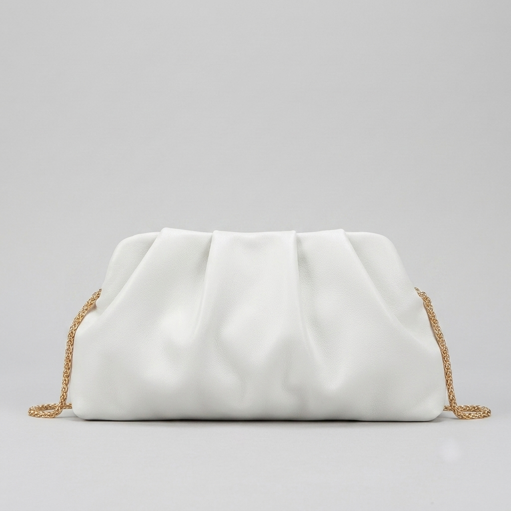 Bolso de Fiesta con Cadena Tipo Clutch de Noche para Boda y Fiesta