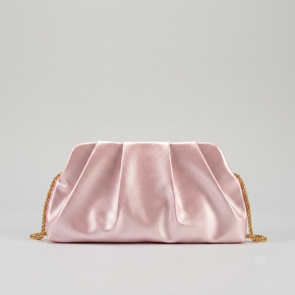 Bolso de Fiesta con Cadena Tipo Clutch de Noche para Boda y Fiesta