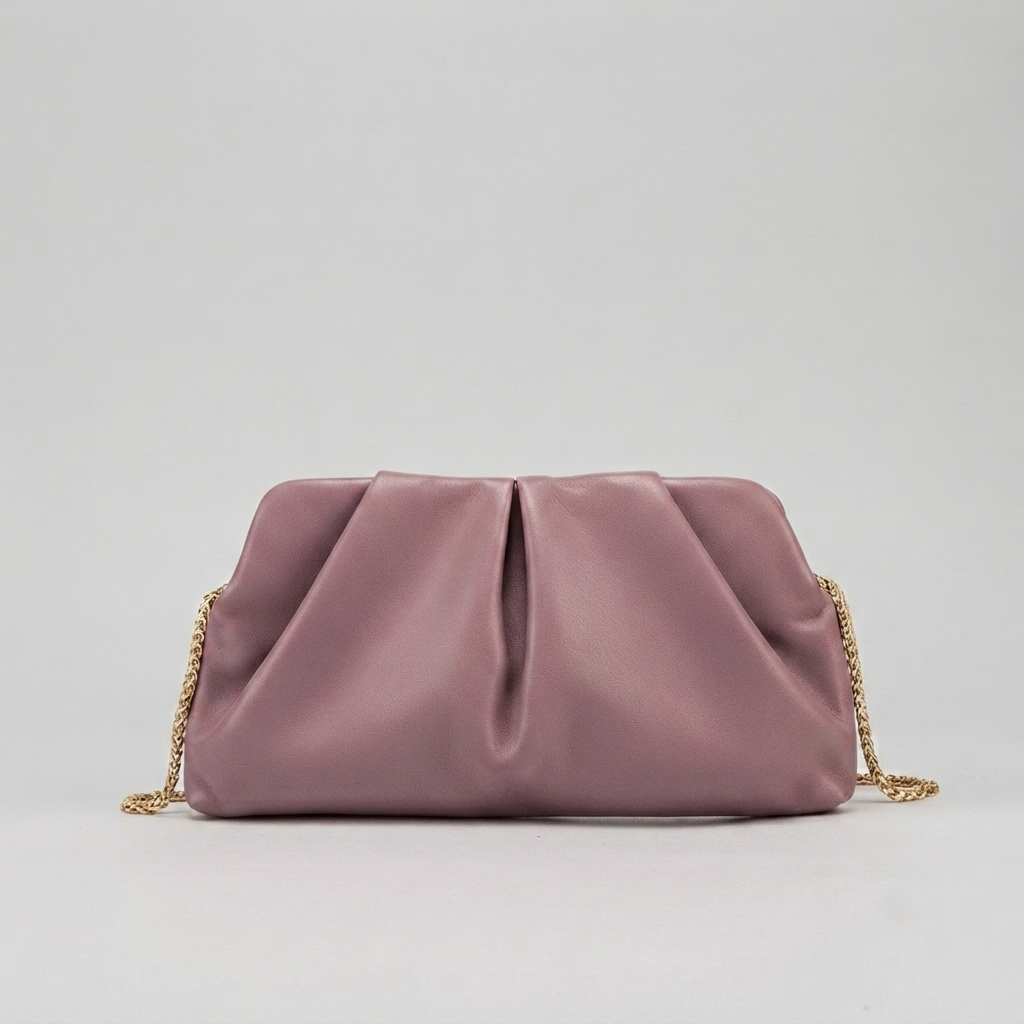 Bolso de Fiesta con Cadena Tipo Clutch de Noche para Boda y Fiesta