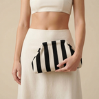 Bolso de Fiesta Clutch de Ganchillo Nube Fruncido para Verano