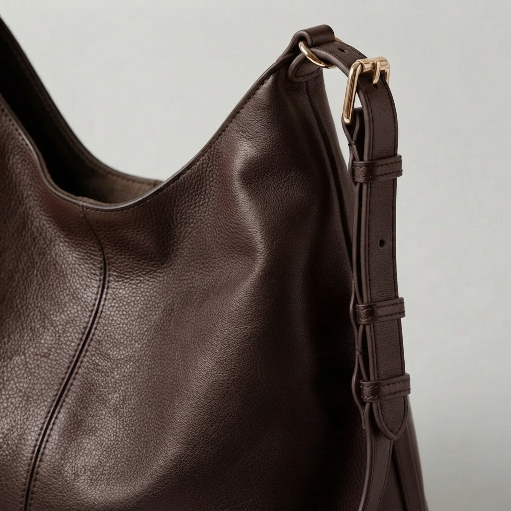 Bolso de Hombro Hobo Mujer de Piel Estilo Retro de Gran Capacidad