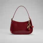 Bolso de Hombro Hobo de Mujer en Piel Estilo Retro Color Liso