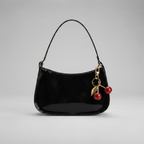 Bolso de Hombro Hobo de Mujer en Piel Estilo Retro Color Liso