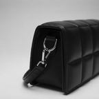 Bolso Bandolera Pequeño de Mujer en Piel a Cuadros Estilo Diseñador