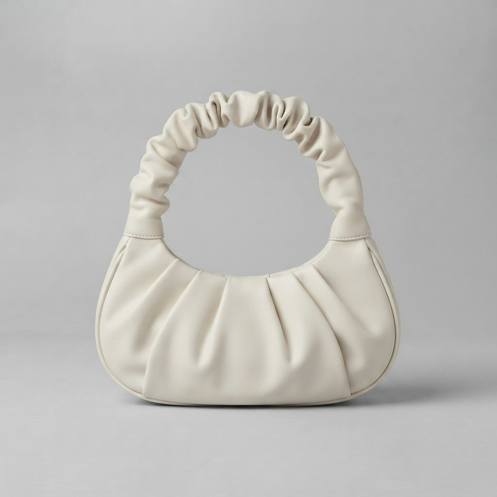 Bolso de Mano de Fiesta Plisado Efecto Nube para Mujer