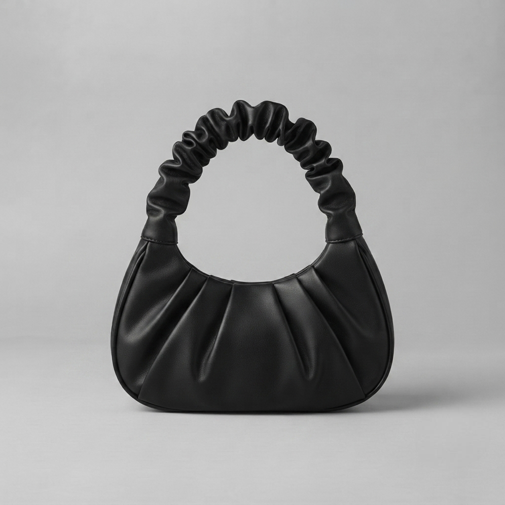 Bolso de Mano de Fiesta Plisado Efecto Nube para Mujer