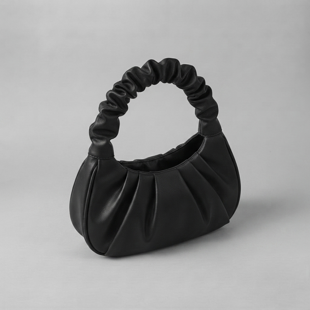 Bolso de Mano de Fiesta Plisado Efecto Nube para Mujer