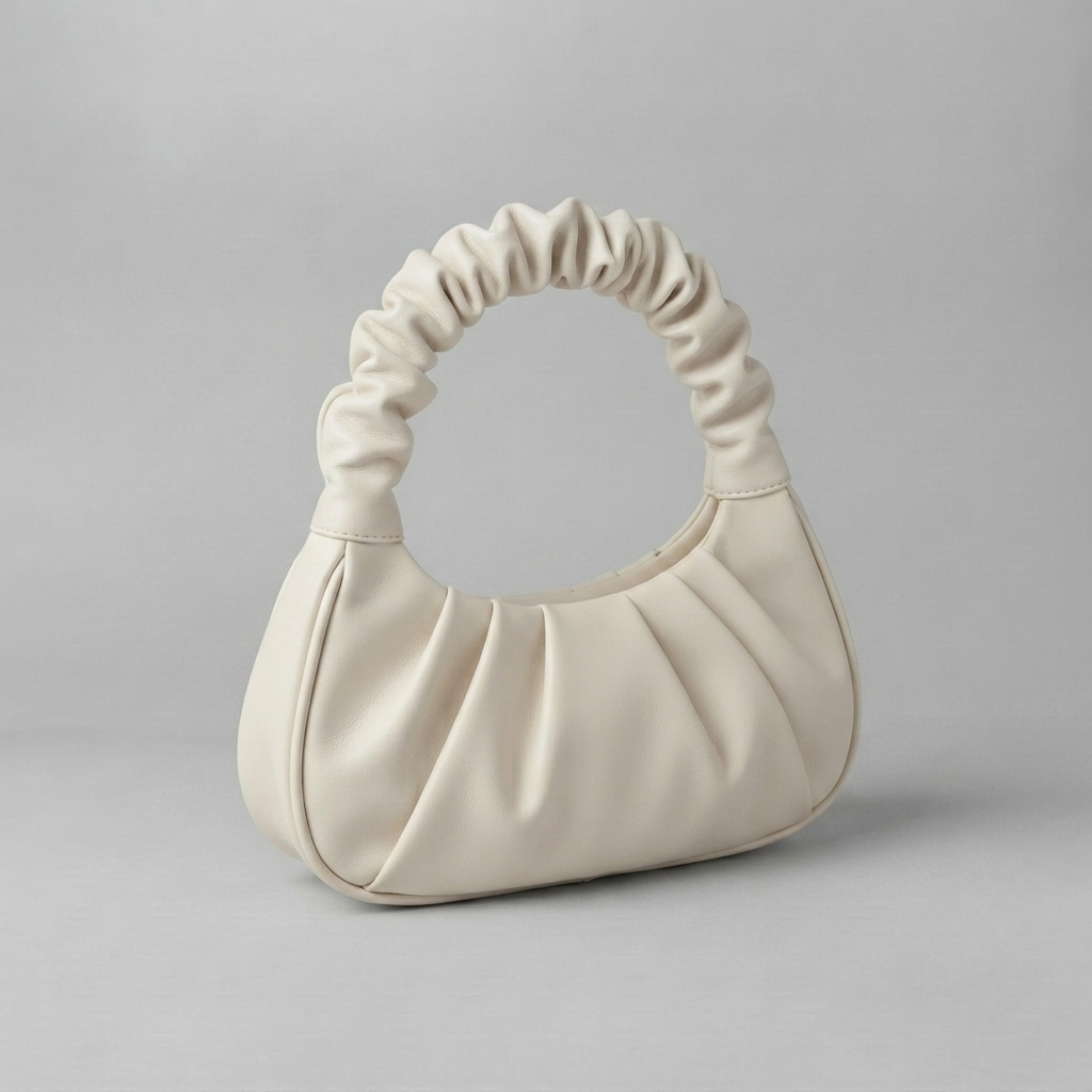 Bolso de Mano de Fiesta Plisado Efecto Nube para Mujer