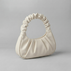 Bolso de Mano de Fiesta Plisado Efecto Nube para Mujer