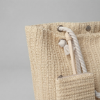 Bolso de Playa Tote de Rafia Grande Tejido a Mano