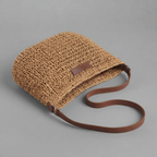 Bolso de Playa de Rafia Bandolera para Mujer