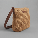 Bolso de Playa de Rafia Bandolera para Mujer