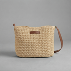 Bolso de Playa de Rafia Bandolera para Mujer