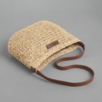 Bolso de Playa de Rafia Bandolera para Mujer