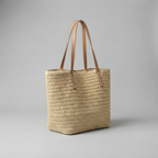 Bolso de Playa de Rafia Grande Tipo Tote para Mujer