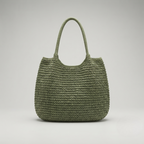 Bolso de Playa Tote de Rafia Tejida