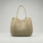 Bolso de Playa Tote de Rafia Tejida
