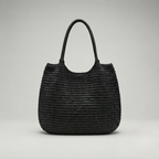 Bolso de Playa Tote de Rafia Tejida