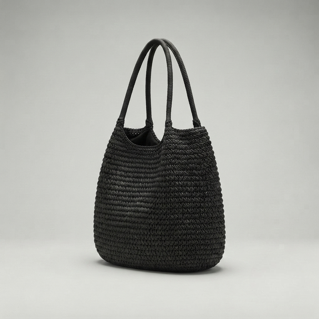 Bolso de Playa Tote de Rafia Tejida